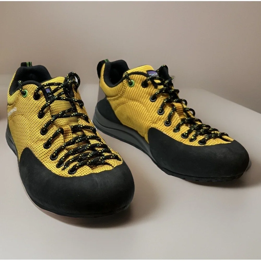 Patagonia Tupelo Aloe Climbing Shoes Women's 7 Yellow T81214 Minimal Wear - Picture 3 of 7
